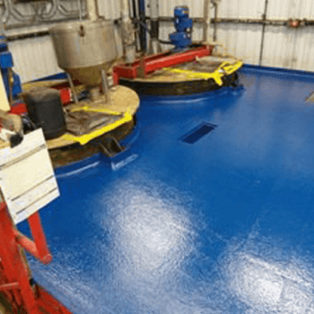 chemical resistant mezzanine flooring
