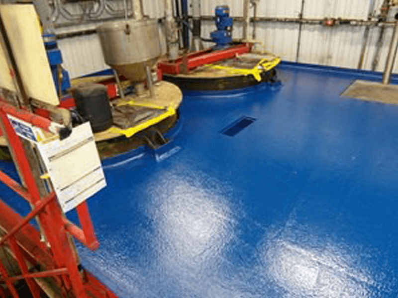 chemical resistant mezzanine flooring