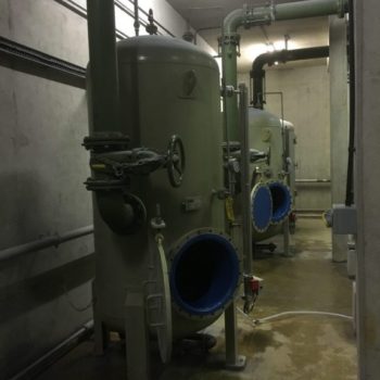 Surge vessels in place after relining