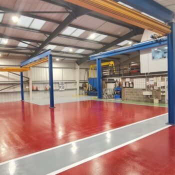 Thetford Workshop Resin Floor 09