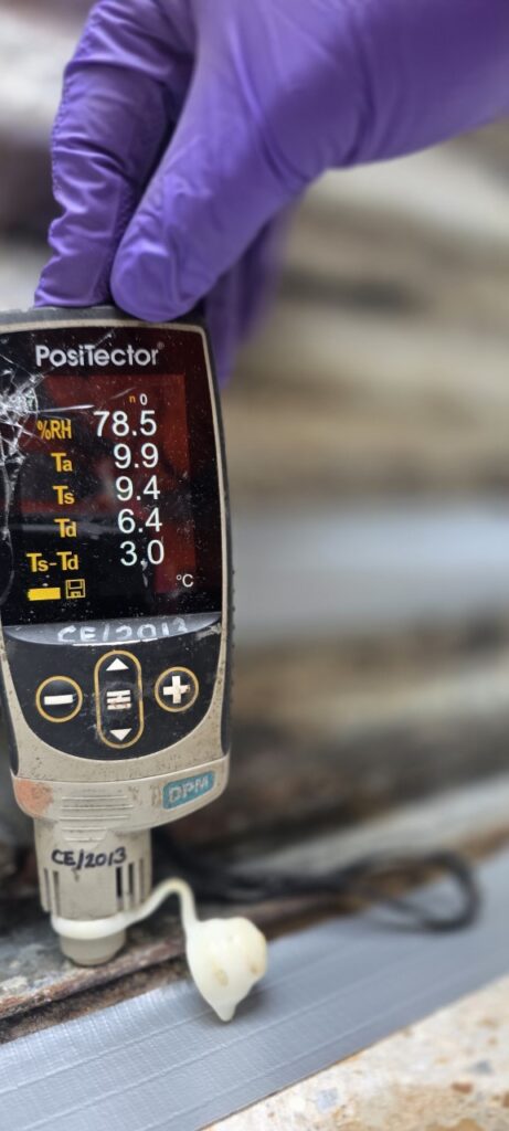 All surfaces were then thoroughly cleaned to remove any remaining debris or contamination.