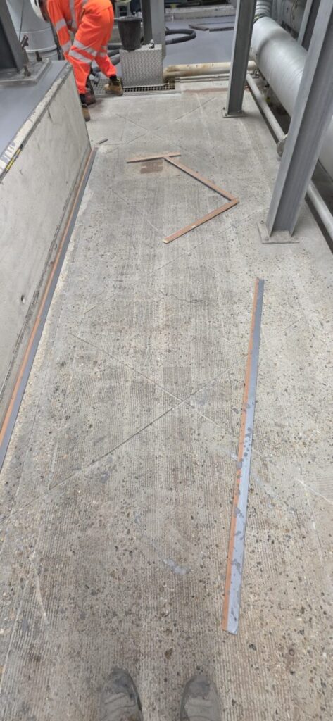 Heat Exchanger Floor Screed Suffolk 08 - Anchor Rebates and Screed Battens