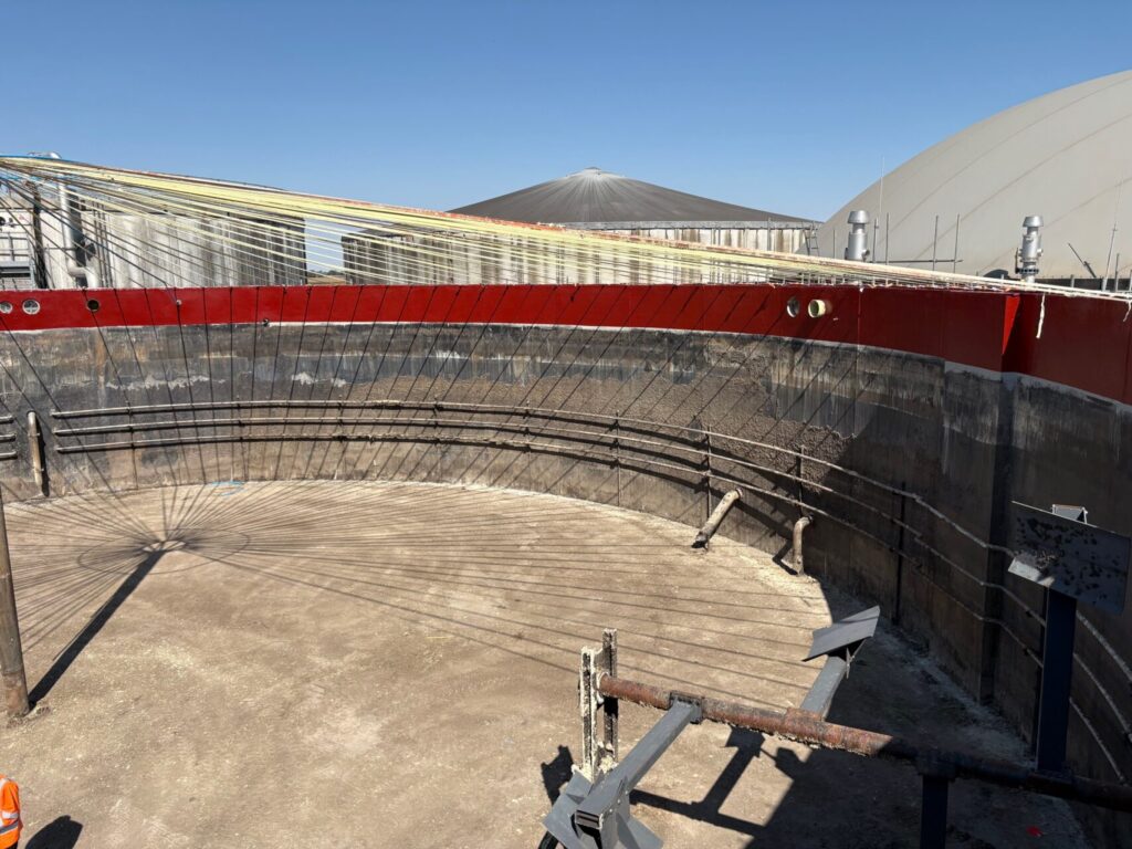 Post Digester Gas Space Lining Lincolnshire 18 - Completed Post Digester Gas Space Lining