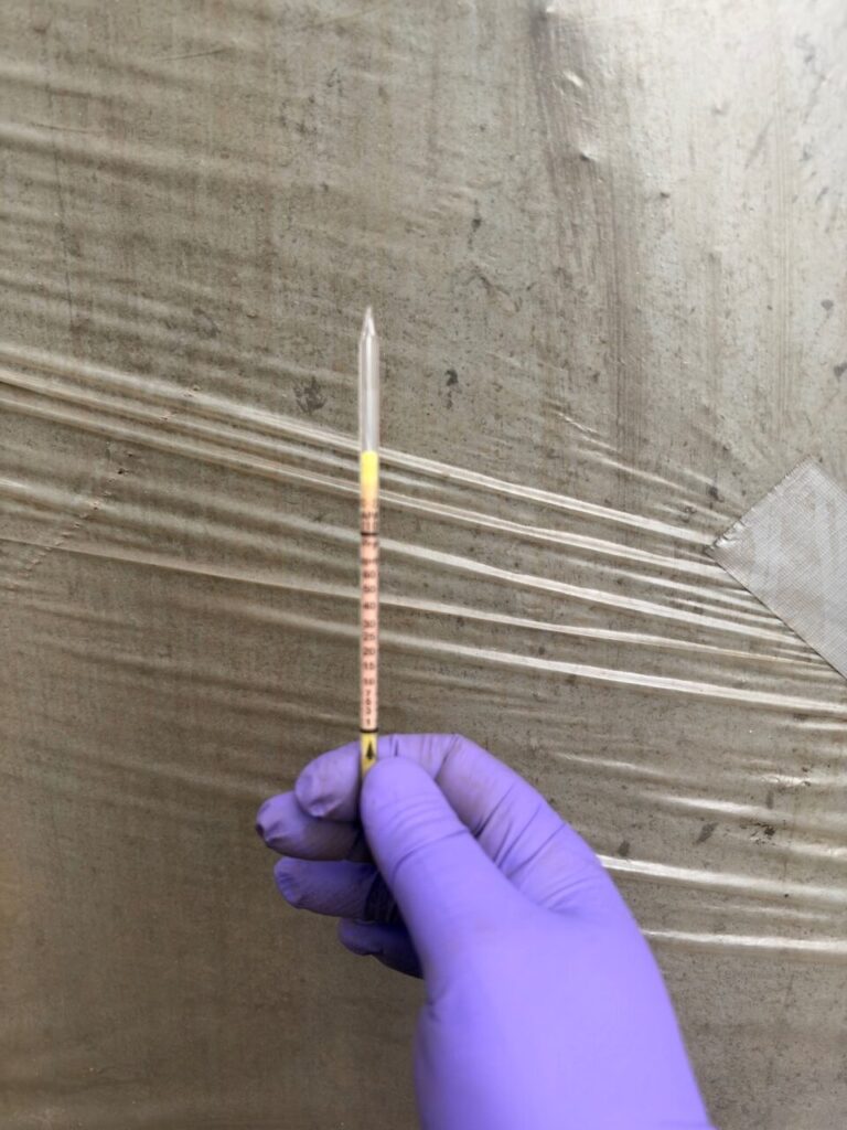 Waste Oil Tank Lining Coventry 12 - Soluble Salt Test on Blasted Steel