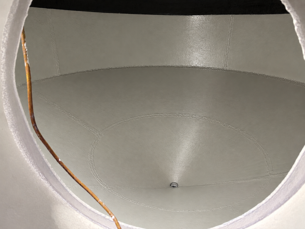 Waste Oil Tank Lining Coventry 20 - Completed Polyurethane Lining to Tank Cone